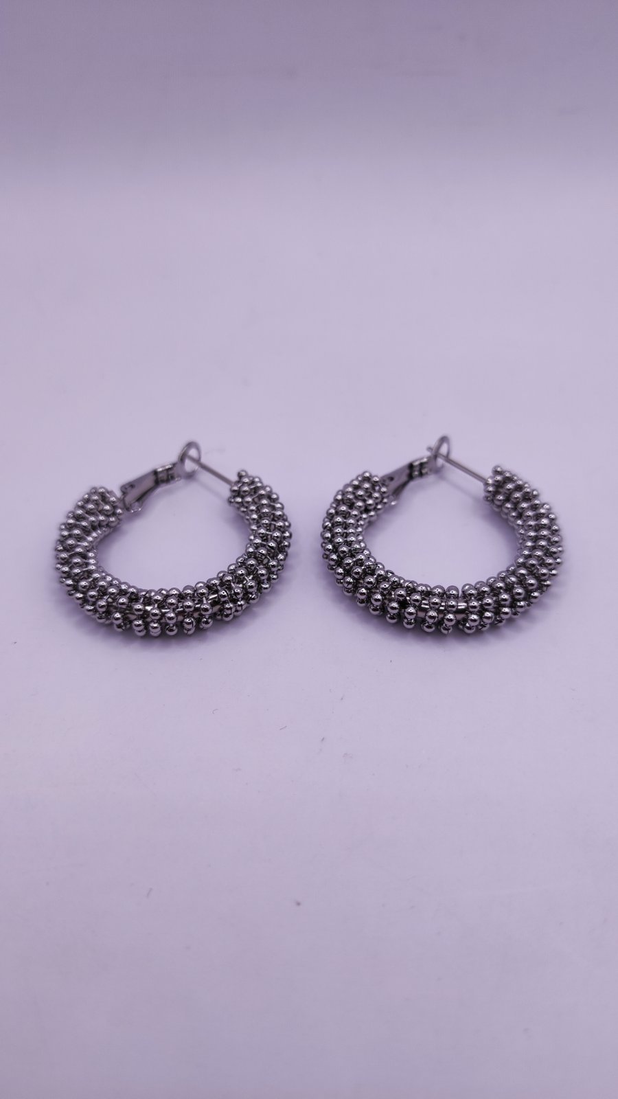 kr 003 atsali Steel hoops in silver color