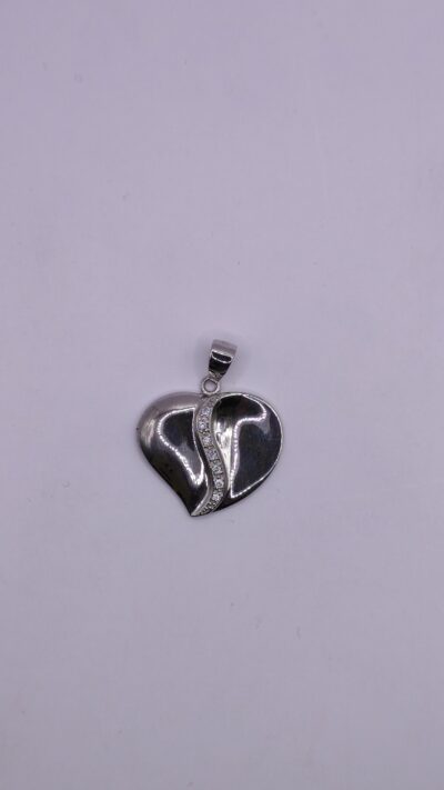 Pendant made of silver 925 heart