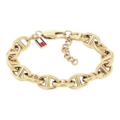 Tommy Hilfiger Γυναικείο Βραχιόλι από Ατσάλι Επιχρυσωμένο
