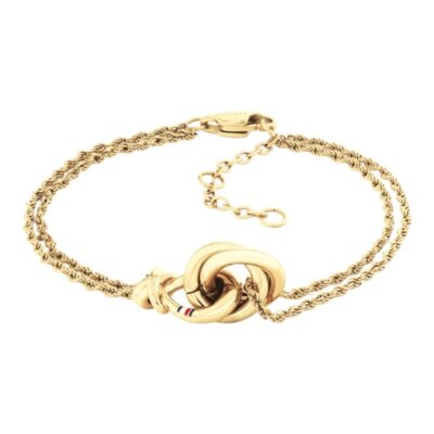 Tommy Hilfiger Βραχιόλι από ατσάλι σε χρυσό χρώμα