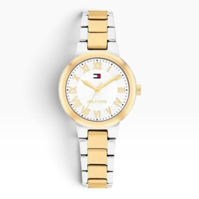 Tommy Hilfiger Becca Γυναικείο Ρολόι 28mm Μπαταρίας με Ασημί Ατσάλινο Μπρασελέ