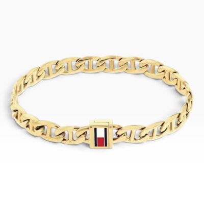 Tommy Hilfiger Βραχιόλι από Ατσάλι σε χρυσό χρώμα