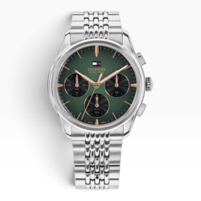 Tommy Hilfiger Bryant Ανδρικό Ρολόι 38mm Μπαταρίας Ασημί