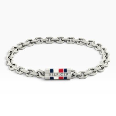 Tommy Hilfiger Βραχιόλι από ατσάλι σε ασημί χρώμα